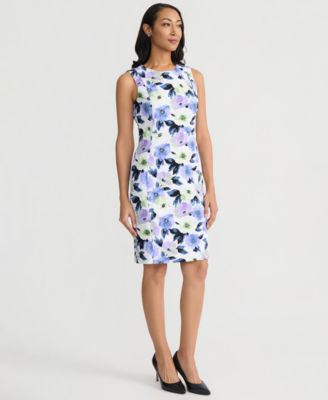 Women’s Crewneck Princess Seam Sheath Dress