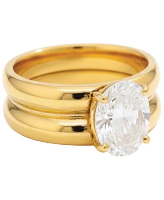 Eterna Gold-Tone Double Band Ring