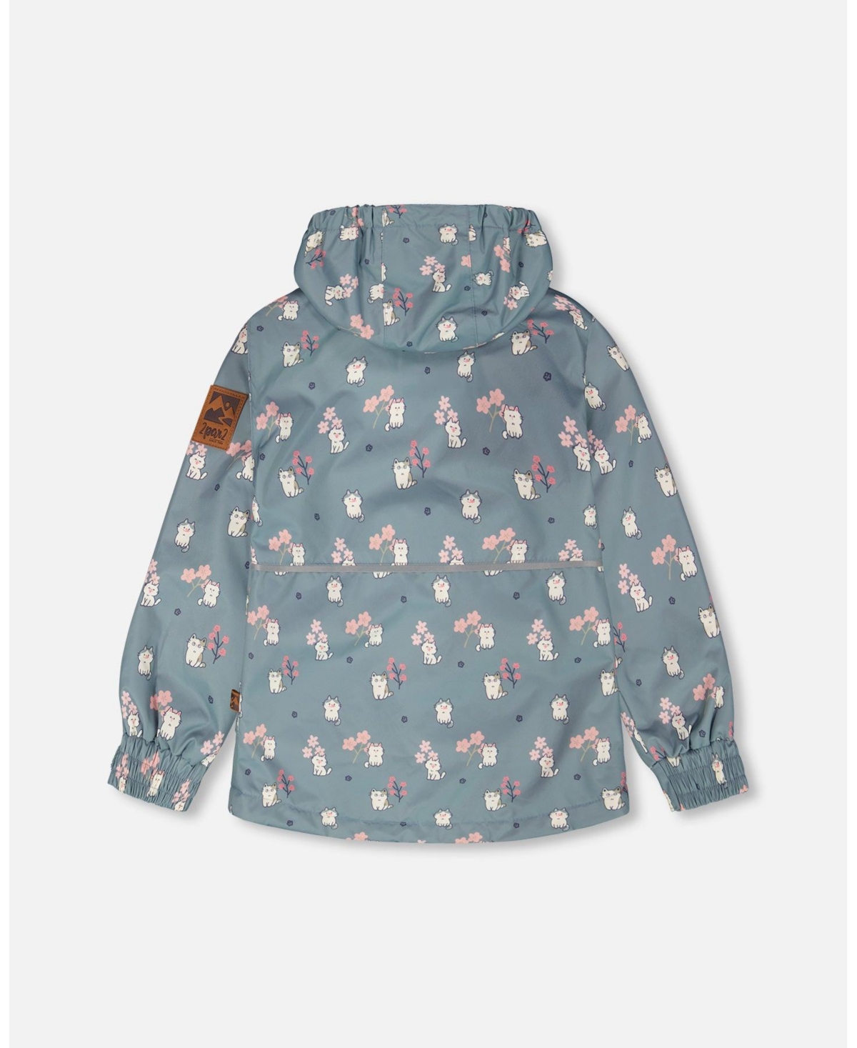 Deux par Toddler Girls Two-Piece Mid-Season Outerwear Set Cat Print