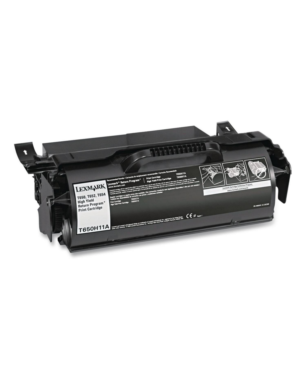 Lexmark T650H11A Return Program 25,000 Page-Yield High-Yield Toner - Black