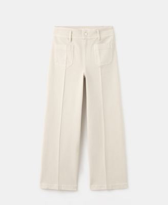 Women's Pockets Wide-Leg Jeans