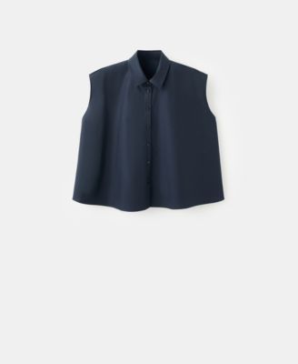 Women's Sleeveless Cotton Shirt