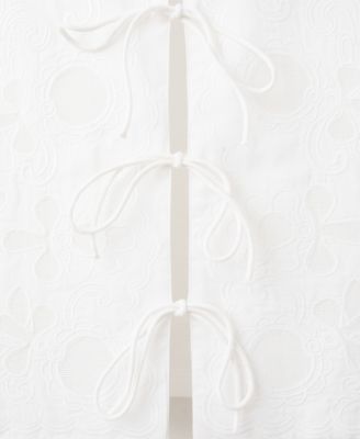 Women's Bows Embroidered Vest