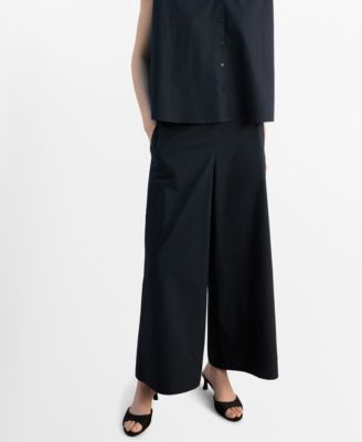 Women's Elastic Waist Straight-Fit Pants