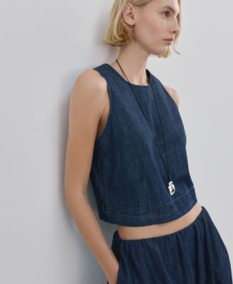 Women's Stitched Hem Denim Skirts