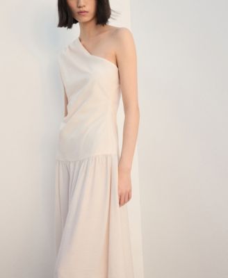 Women's Asymmetrical Pleated Dress