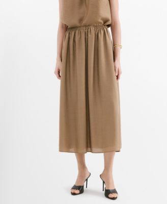 Women's Gathered Midi Skirts