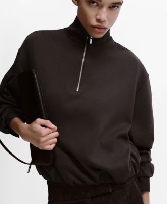 Women's High Neck Balloon Sweatshirt