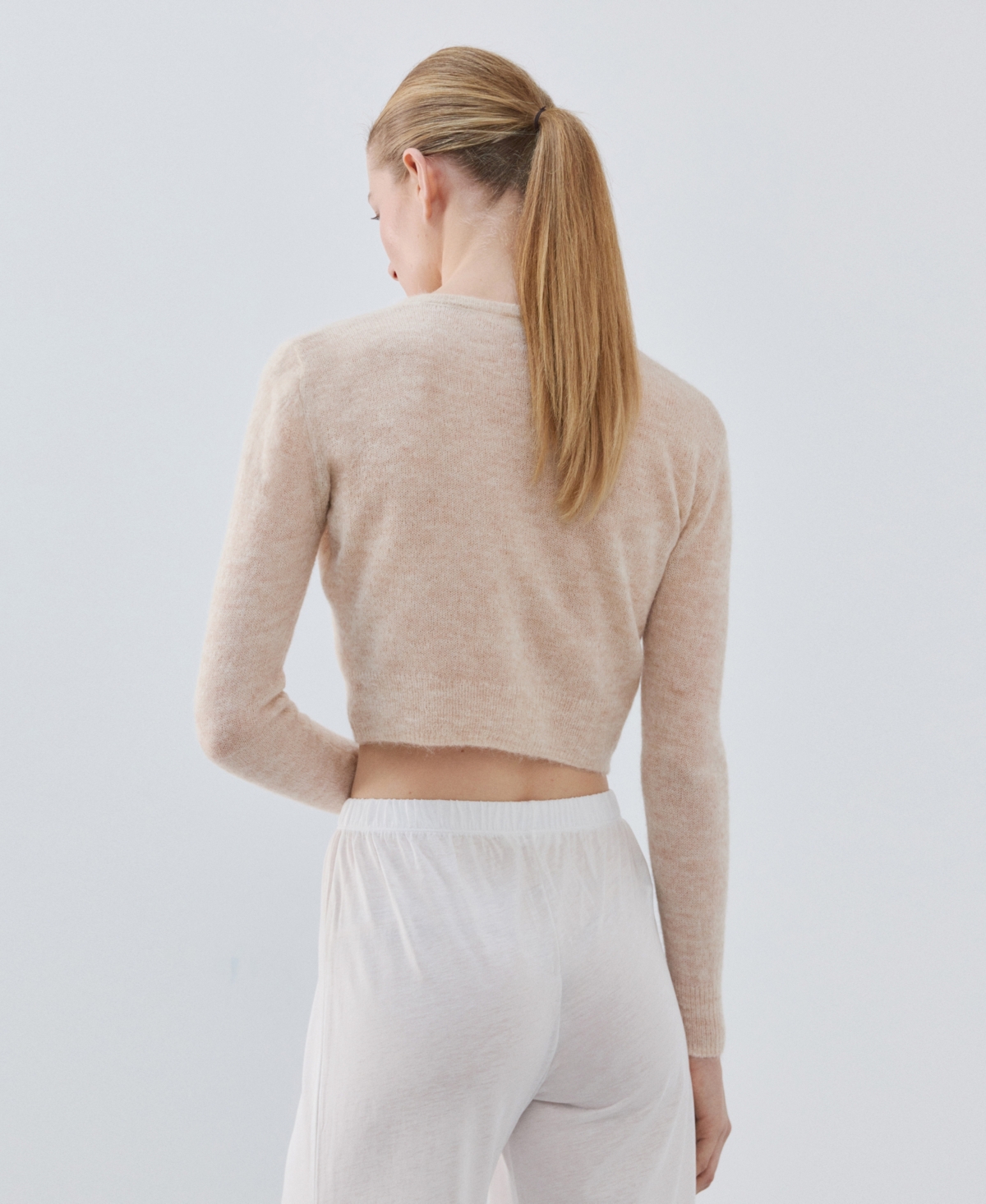 Mango Women's Short Wool Cardigan