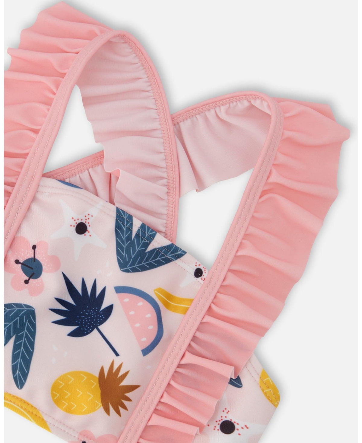 Deux par Girls Two-Piece Swimsuit Printed Fruits