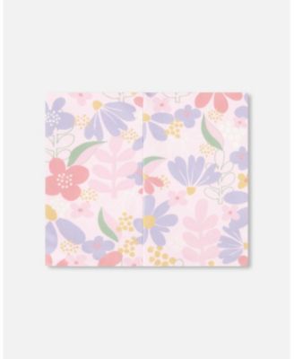 Baby Girls Stretch Jersey Neck Tube Pink Flower Print