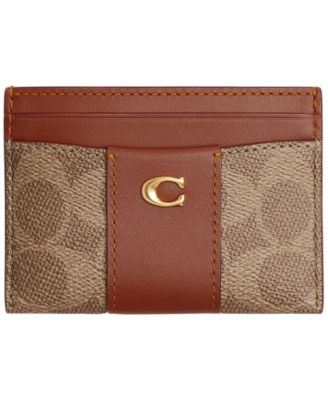 Coated Canvas Signature Essential Card Case