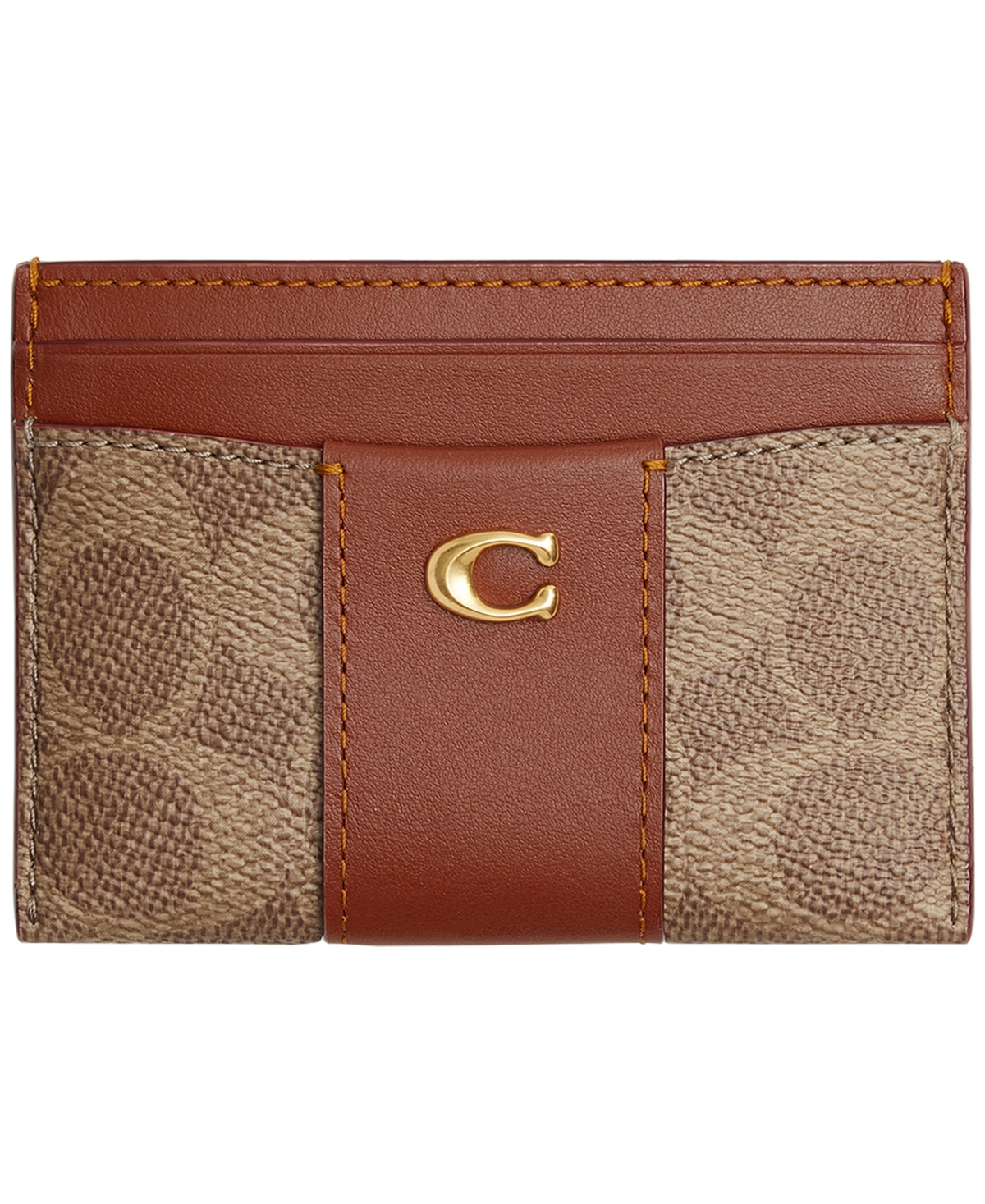 Coach Coated Canvas Signature Essential Card Case