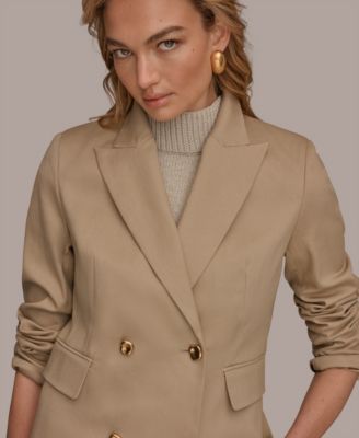 Women's Double Breasted Blazer Jacket