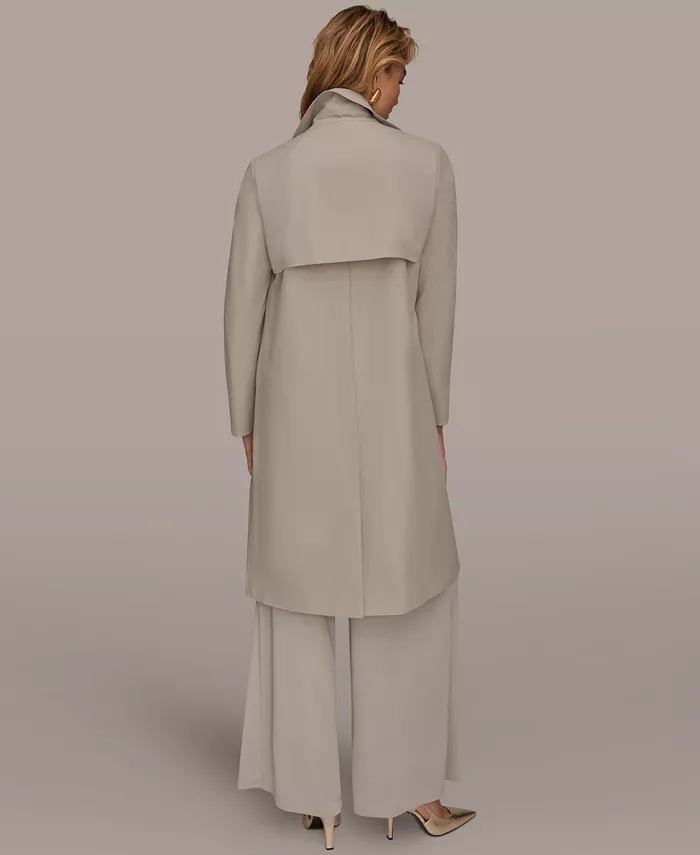 Women's Balmacaan Shirt Collar Coat - thumbnail 2