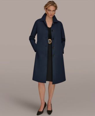 Women's Balmacaan Shirt Collar Coat