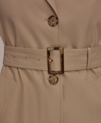 Women's Single Breasted Belted Trench Coat