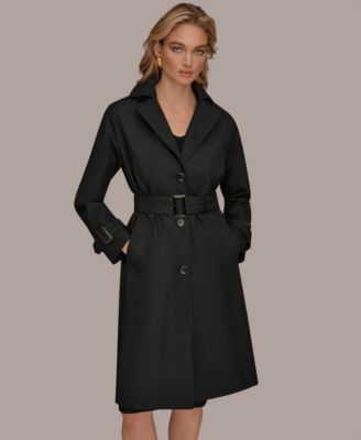 Women's Single Breasted Belted Trench Coat