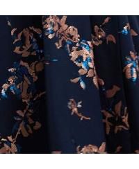 Women's Satin Sequin Prom Dress