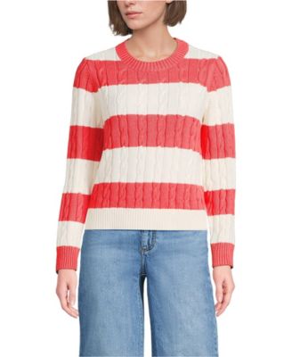 Women's Drifter Classic Cable Crew Neck Sweater