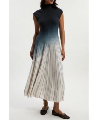 Women's Dip Dye Detail Knitted Maxi Dress