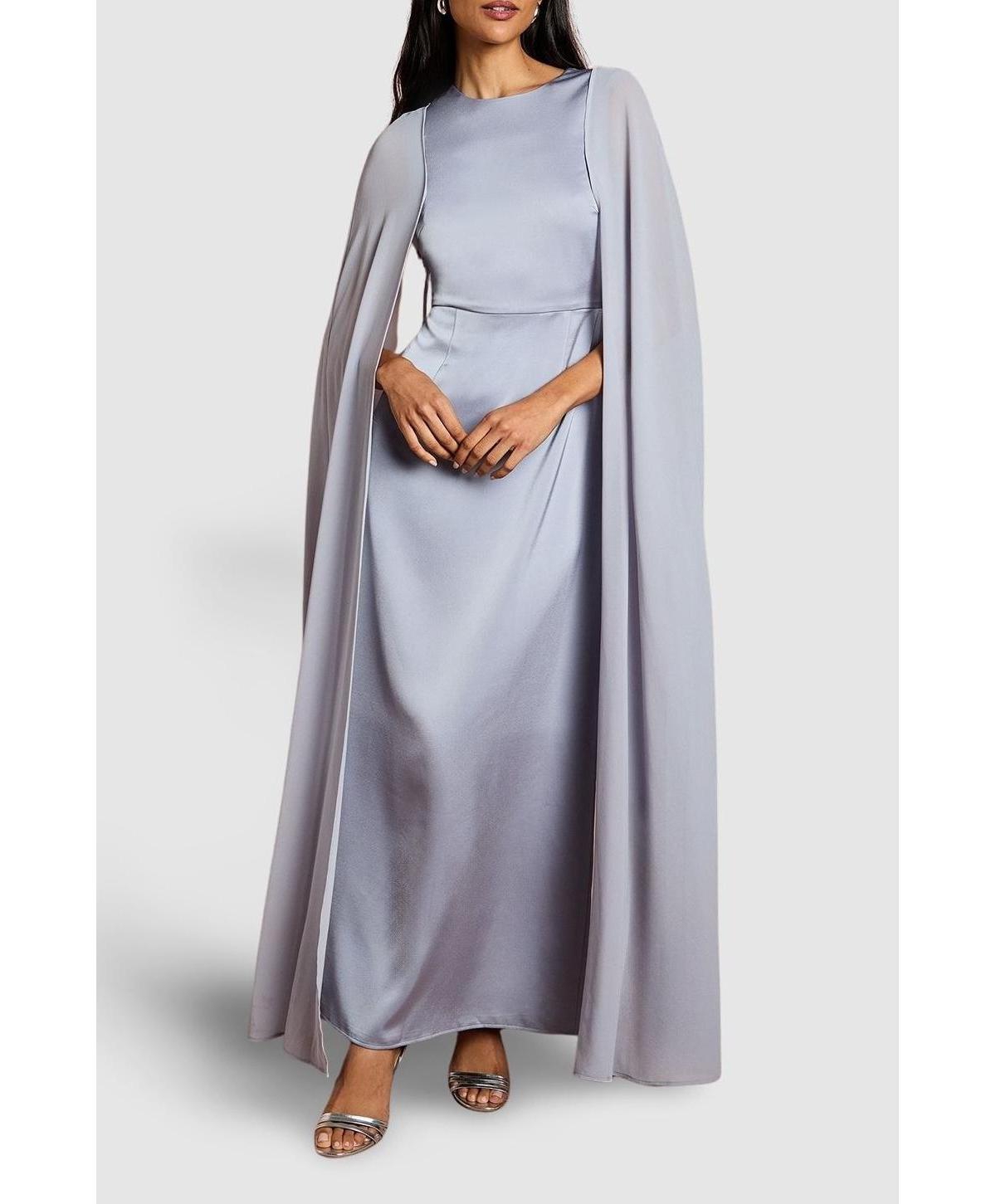 Coast Women's Sleeveless Cape Maxi Dress