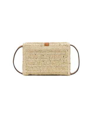 Torri Mini Straw Crossbody Bag