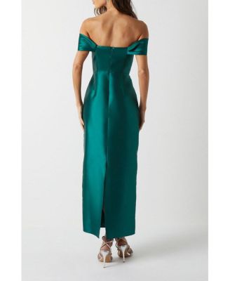 Women's Honoured Twill Bardot Maxi Dress
