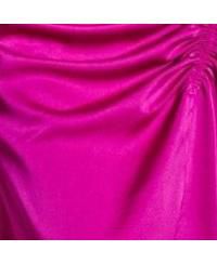 Women's Satin One Shoulder Midi Dress