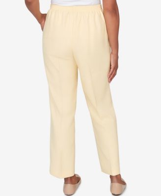 Women's  Al Fresco Tailored Flat Front Slant Pocket Pant