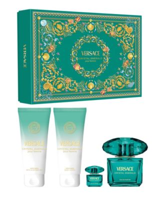 4-Pc. Crystal Emerald Eau De Parfum Spray, Body Lotion and Shower Gel Set