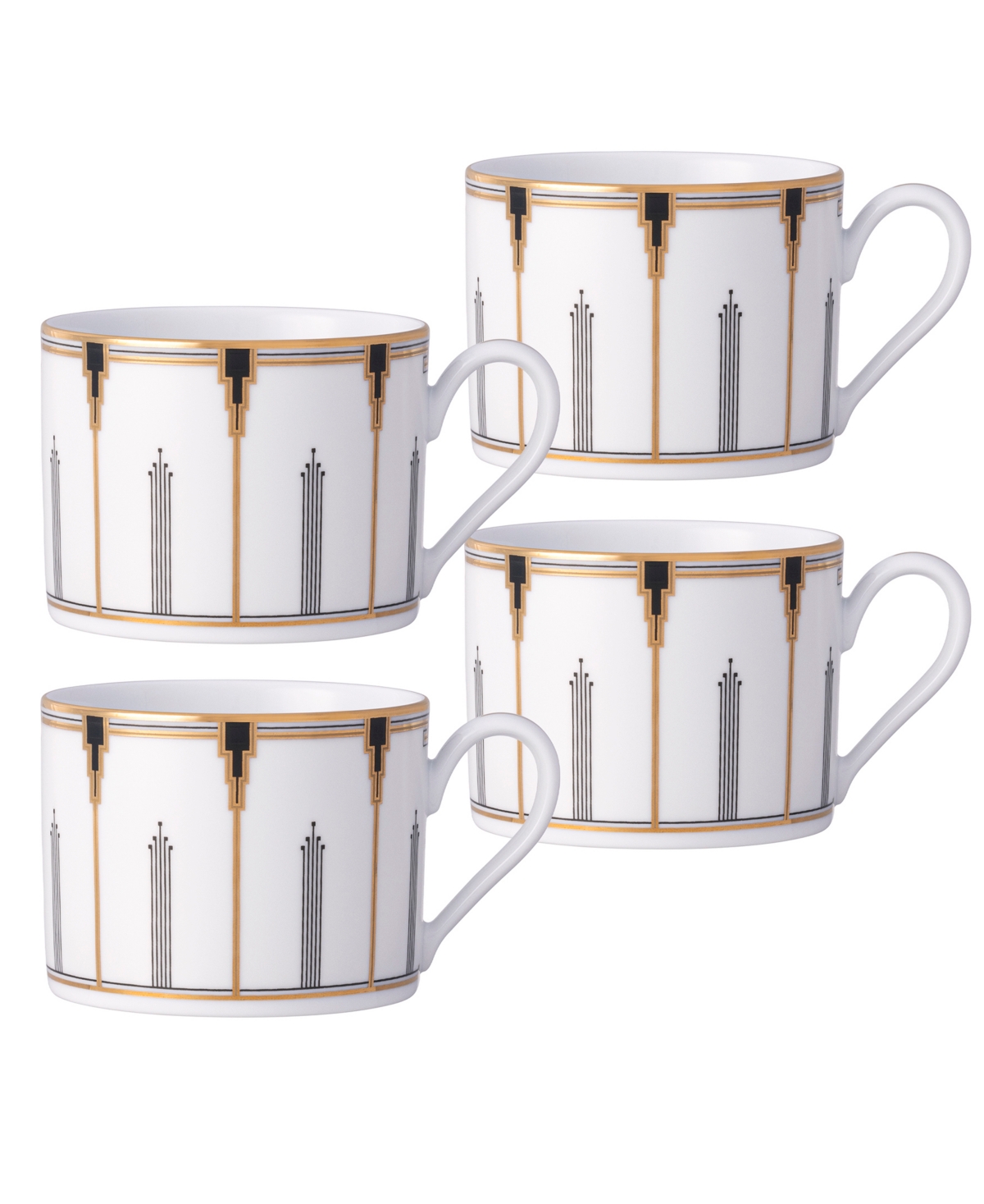 Noritake Empire Gold-Tone Cups, Set of 4