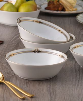 Empire Gold-Tone Soup Bowls, Set of 4