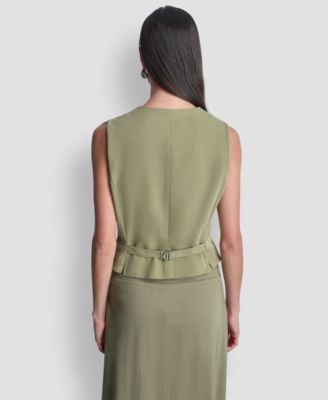 Women's Sleeveless V-Neck Arid Pique Vest