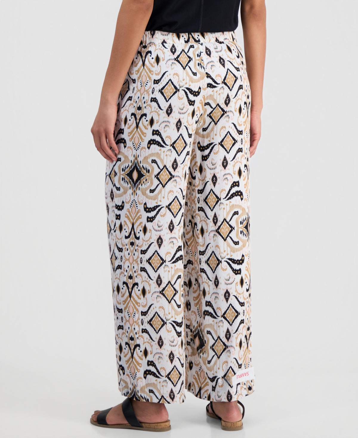 Jm Collection Women's Printed Wide-Leg Pull-On Pants, Macy's Exclusive