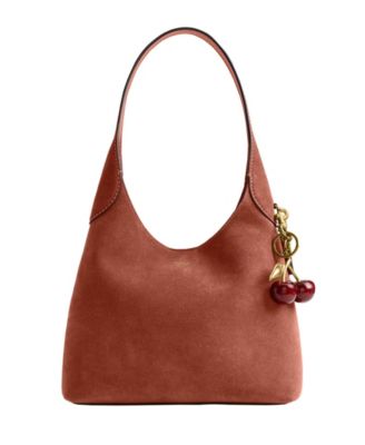 Brooklyn Medium Suede Shoulder Bag 28