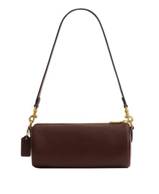 Barrel Small Leather Slim Shoulder Bag