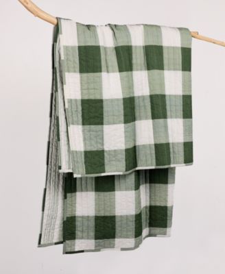 Camden Buffalo Check Reversible Quilted Throw, 50" x 60"