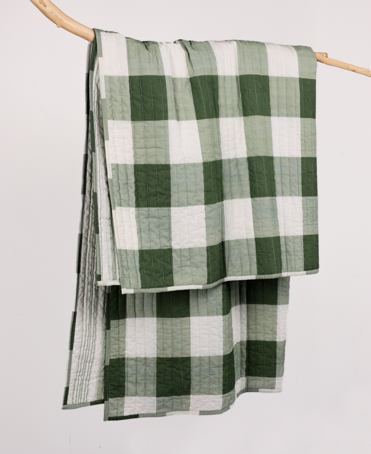 Levtex Camden Buffalo Check Reversible Quilted Throw, 50" x 60"