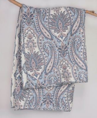 Kasey Damask Reversible Quilted Throw, 50" x 60"