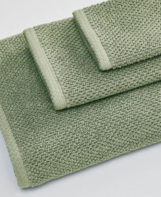 Cotton Textured 4-Piece Bath Towel Set
