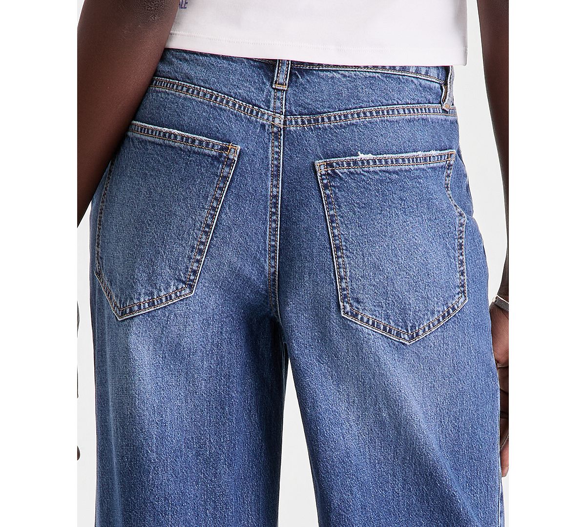 On 34th Women's Berkeley High-Rise Wide-Leg Jeans, Macy's Exclusive view 3 — MAYCSS fashion products