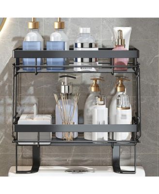 Over The Toilet Storage Shelf, Over Toilet Storage, Bathroom Storage Organizer, Back of Toilet Shelf Organizer, No Drilling Installation