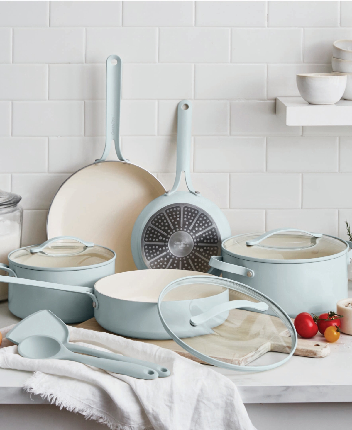 GreenPan Nova Gallery Ceramic Nonstick 10-Piece Cookware Set
