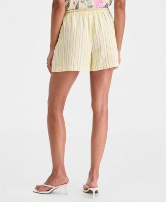Women's Striped Drawstring Shorts