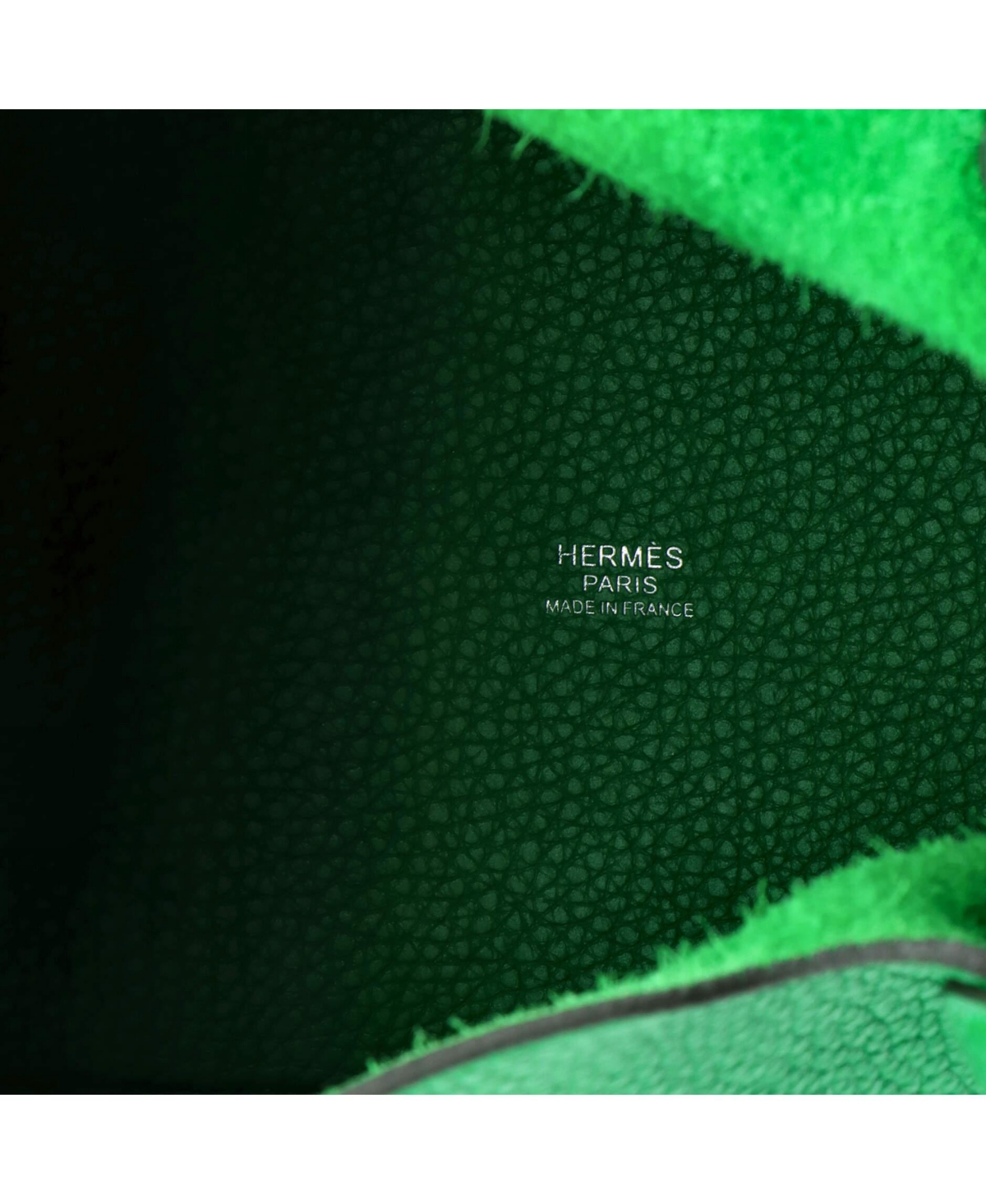 Pre-Owned HERMES Pm Monochrome Picotin Lock Bag Clemence