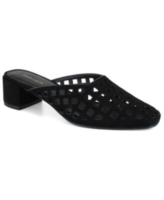 Women's Ria Heeled Laser Cut Mule
