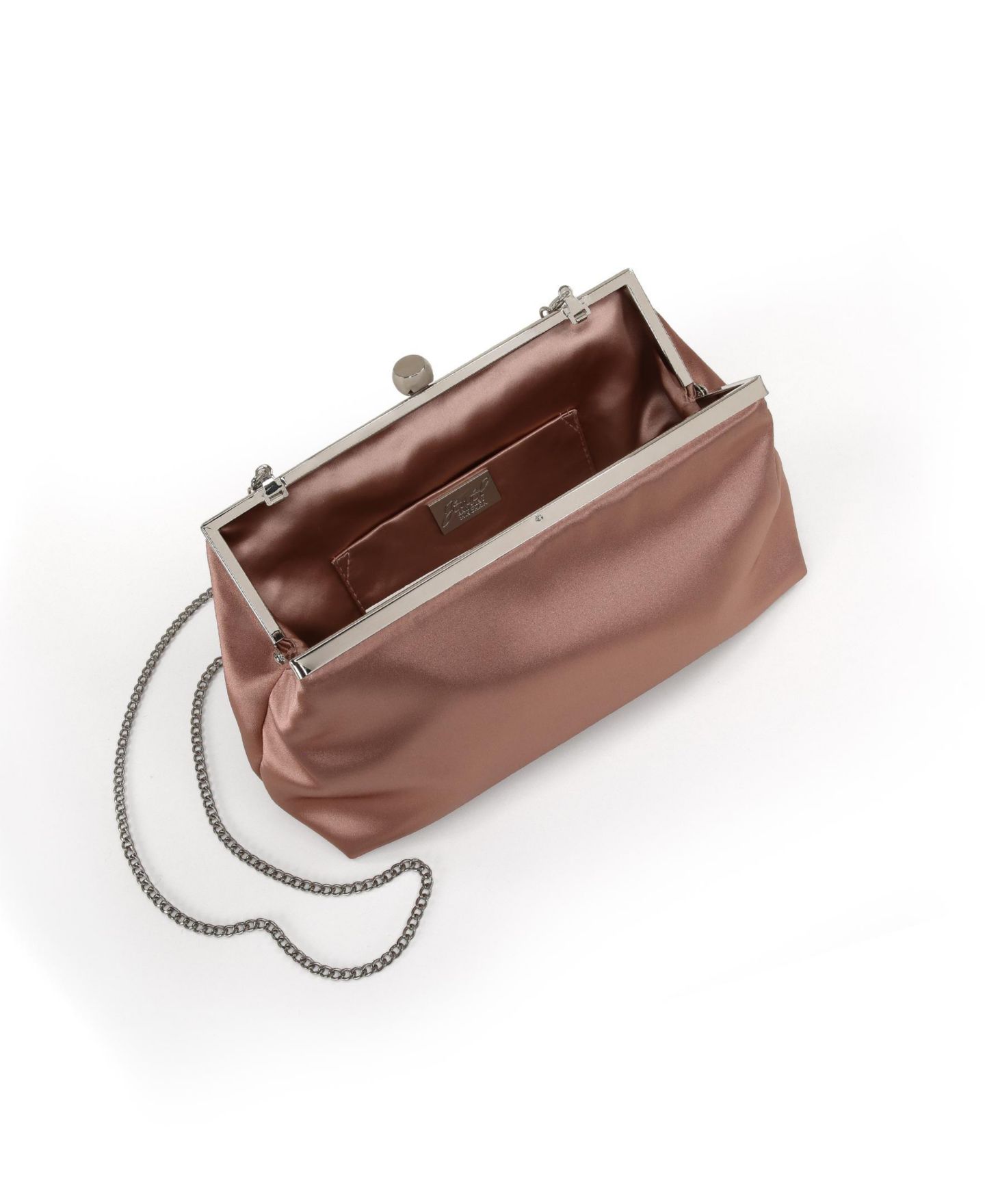 Женский клатч Jewel Badgley Mischka Camilla Satin Pouch Clutch, цвет: Розовый — фото 4