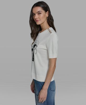 Petite Short-Sleeve Sweater