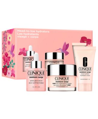 Clinique 3-Pc. Head-To-Toe Hydrator Skincare Gift Set - Macy's
